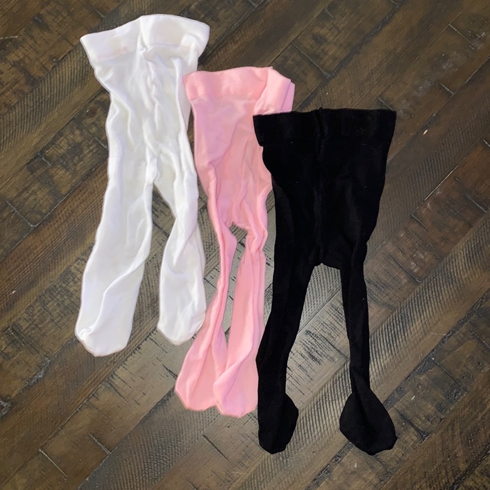 Bundle of 3 Baby Girl Tights
